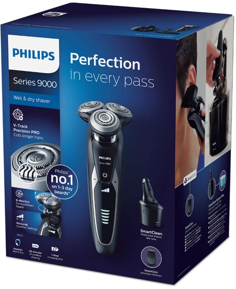 Series 9000 Shaver with Smart Clean Station and Travel Case